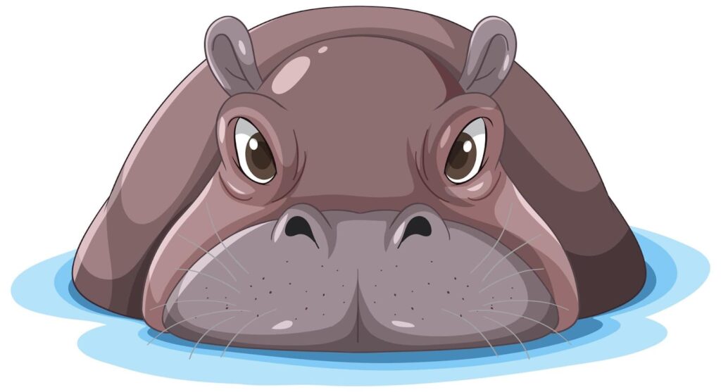 Developing Dynamic Hippo Cartoon Characters